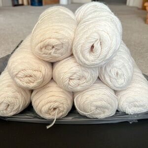 Lot of 9 Skeins of French Vanilla Yarn(about 1.4lbs)